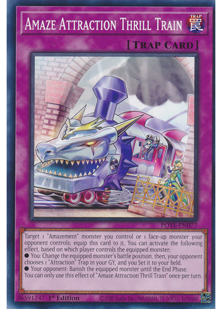 Amaze Attraction Thrill Train