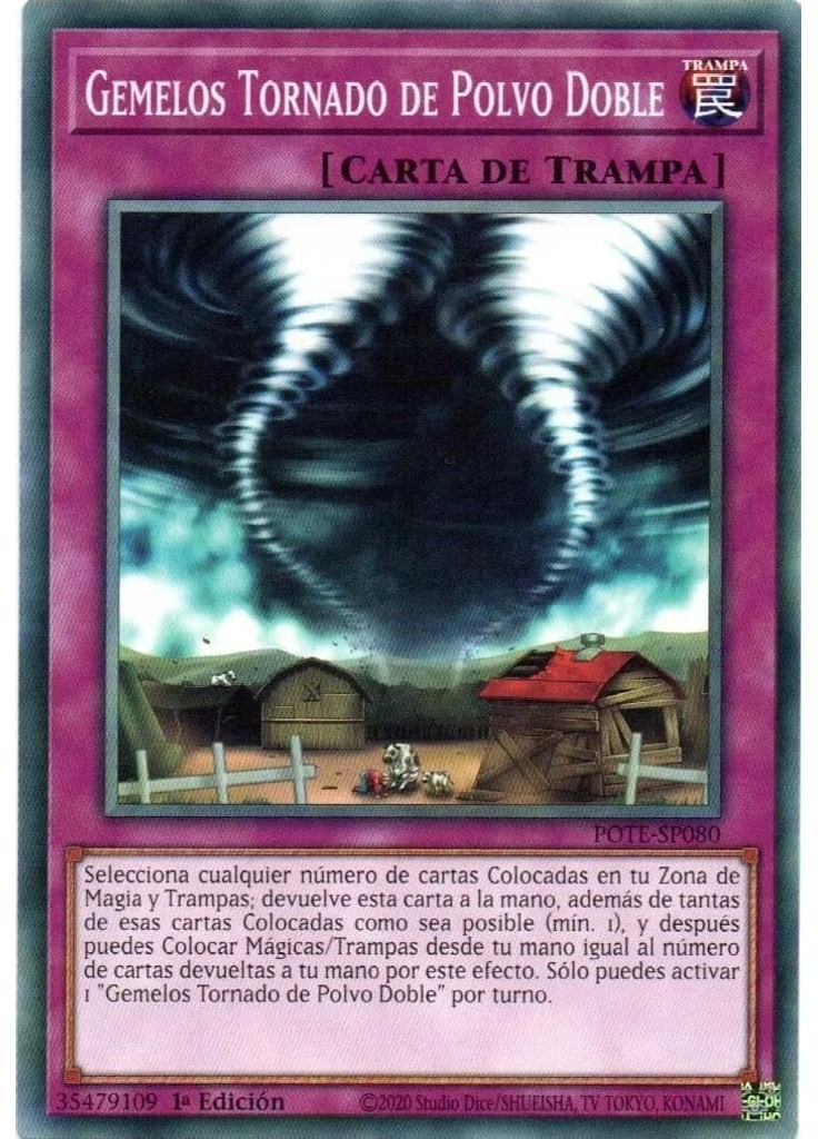 Gemelos Tornado de Polvo Doble