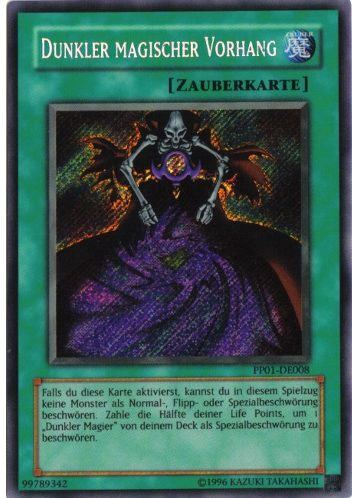 Dunkler magischer Vorhang