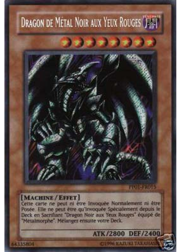 Dragon de Métal Noir aux Yeux Rouges (Secret Rare Unlimited)