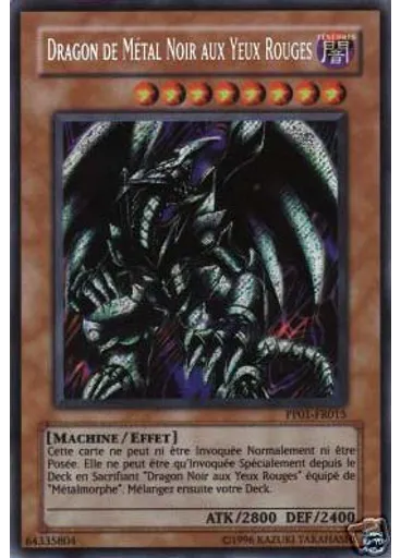 Dragon de Métal Noir aux Yeux Rouges (Secret Rare Unlimited)