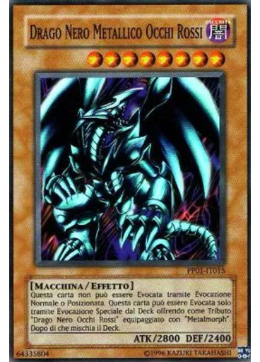 Drago Metallico Occhi Rossi — Pack Premium
