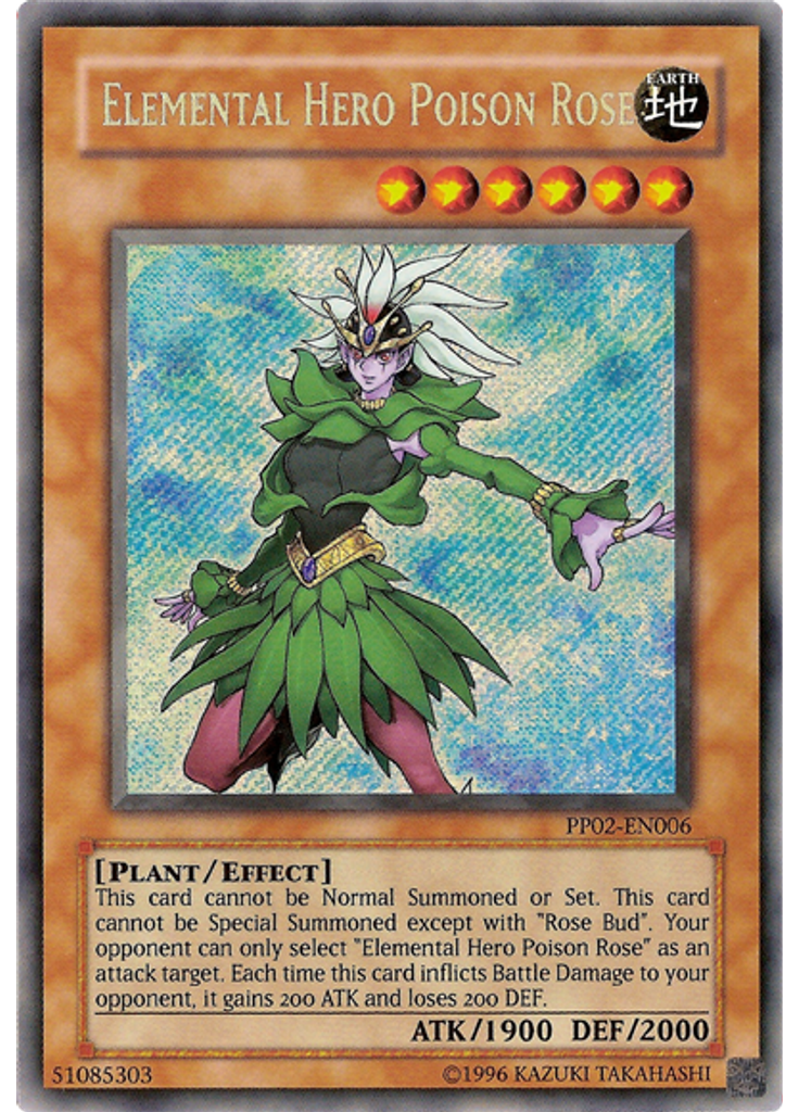 Elemental HERO Poison Rose (Secret Rare Unlimited)
