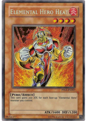 Elemental HERO Heat (Secret Rare Unlimited)