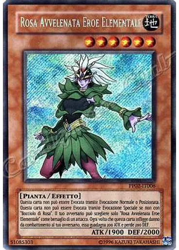 Rosa Avvelenata EROE Elementale (Secret Rare Unlimited)