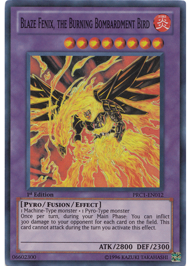Blaze Fenix, the Burning Bombardment Bird