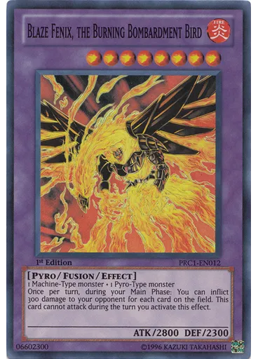 Blaze Fenix, the Burning Bombardment Bird — Premium Collection Tin