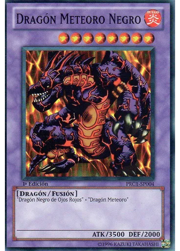 Dragón Meteoro Negro — Colección Premium