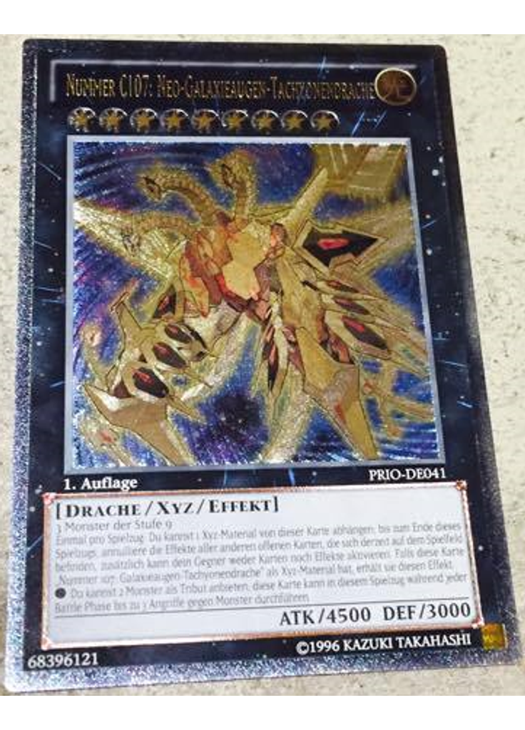 Nummer C107: Neo-Galaxieaugen-Tachyonendrache (Ultimate Rare 1st Edition)
