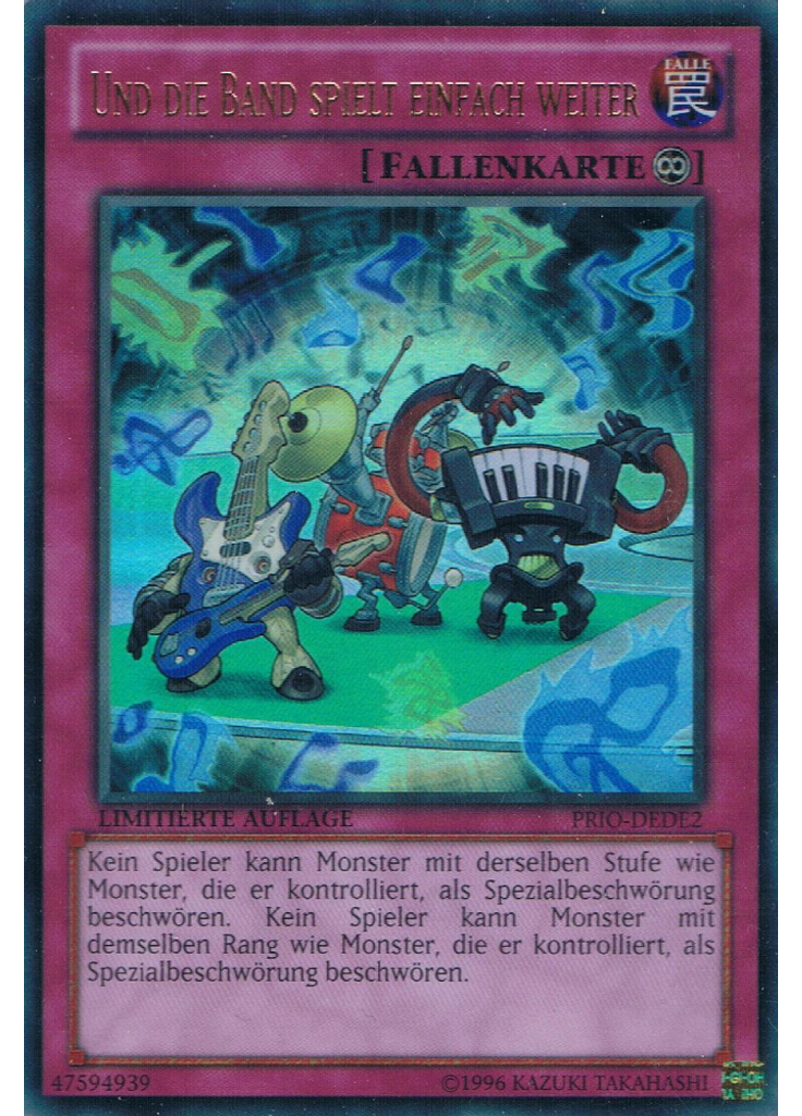 Und die Band spielt einfach weiter