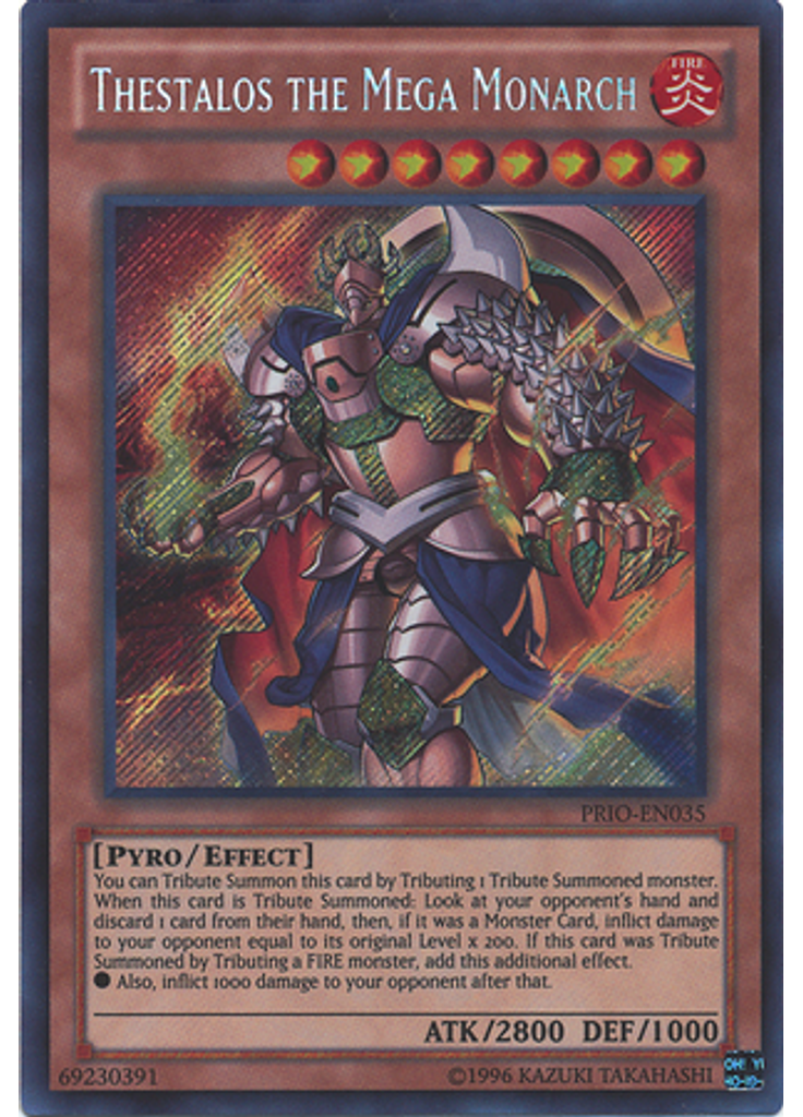 Thestalos the Mega Monarch (Secret Rare Unlimited)