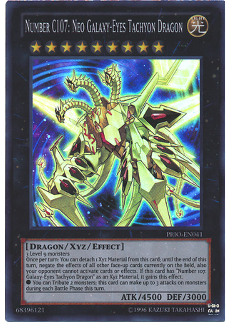 Number C107: Neo Galaxy-Eyes Tachyon Dragon (Super Rare Unlimited)