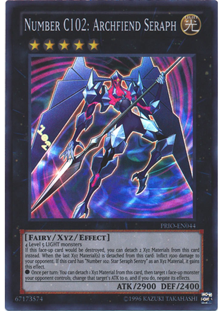 Number C102: Archfiend Seraph (Super Rare Unlimited)