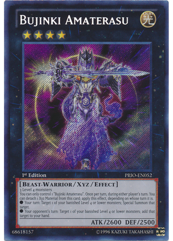 Bujinki Amaterasu (Secret Rare 1st Edition)