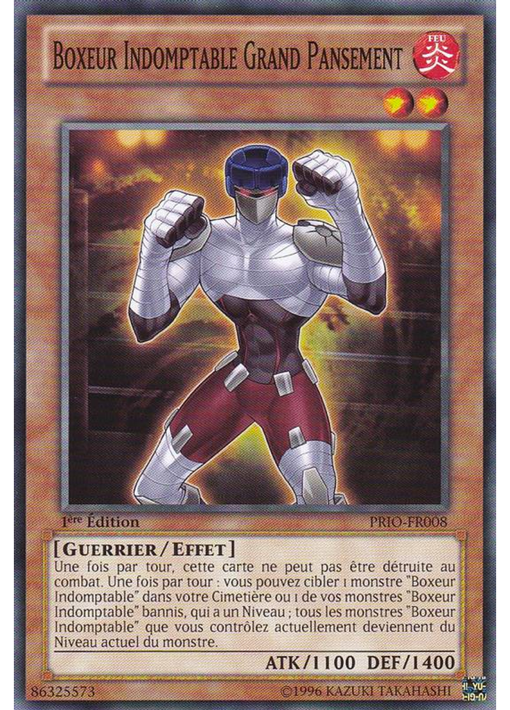 Boxeur Indomptable Grand Pansement