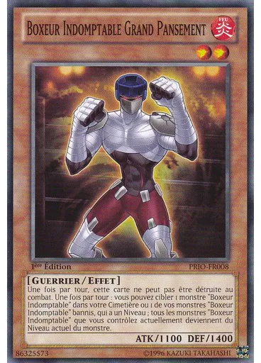 Boxeur Indomptable Grand Pansement