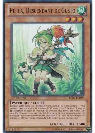Pilica, Descendant de Gusto