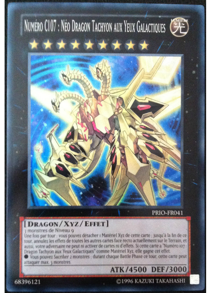 Numéro C107 : Néo Dragon Tachyon aux Yeux Galactiques (Super Rare Unlimited)