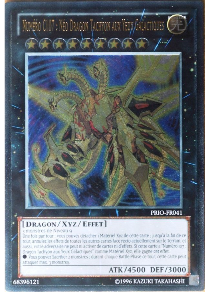 Numéro C107 : Néo Dragon Tachyon aux Yeux Galactiques (Ultimate Rare Unlimited)