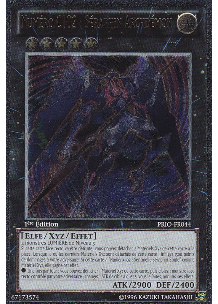 Numéro C102 : Séraphin Archdémon (Ultimate Rare 1st Edition)