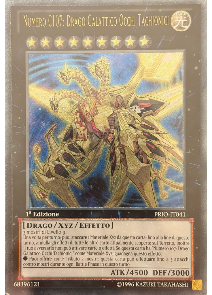 Numero C107: Neo Drago Tachionico Occhi Galattici (Ultimate Rare 1st Edition)