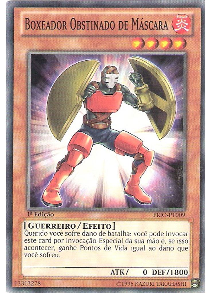Boxeador Obstinado de Máscara