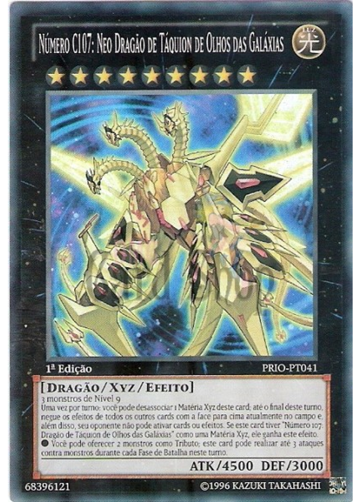 Número C107: Neo Dragão de Táquion de Olhos das Galáxias