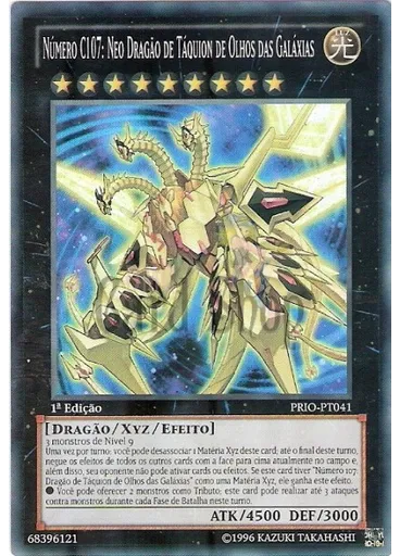 Número C107: Neo Dragão de Táquion de Olhos das Galáxias