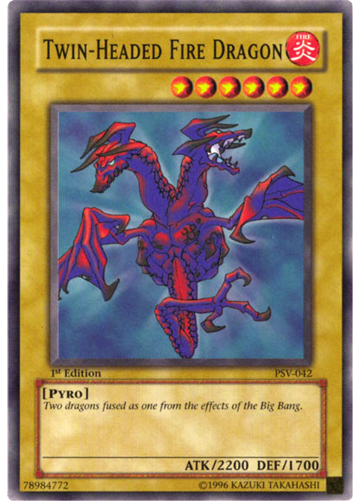 Twin-Headed Fire Dragon