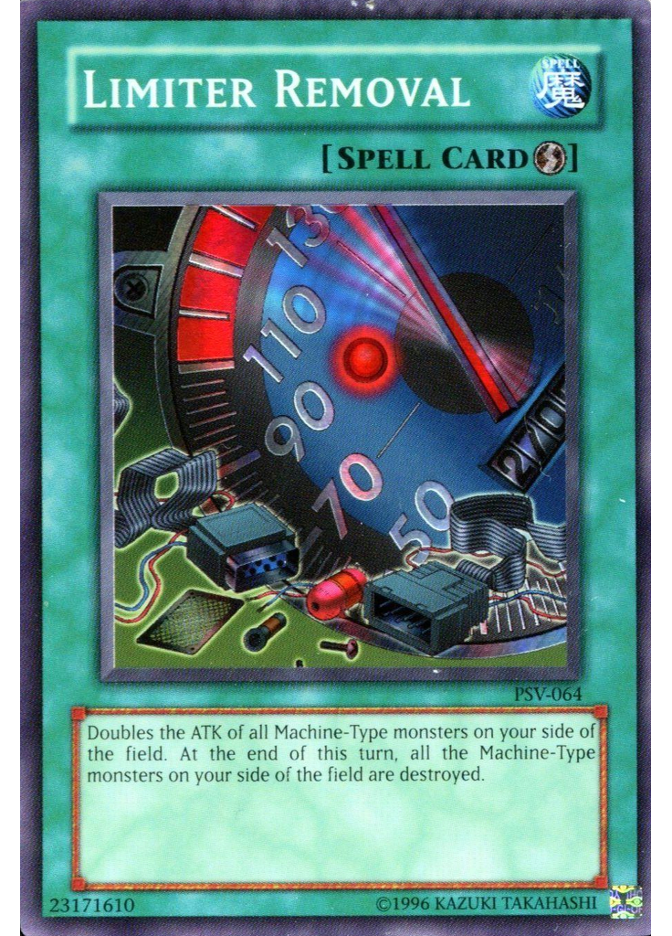 Limiter Removal (Super Rare Unlimited Reprint)