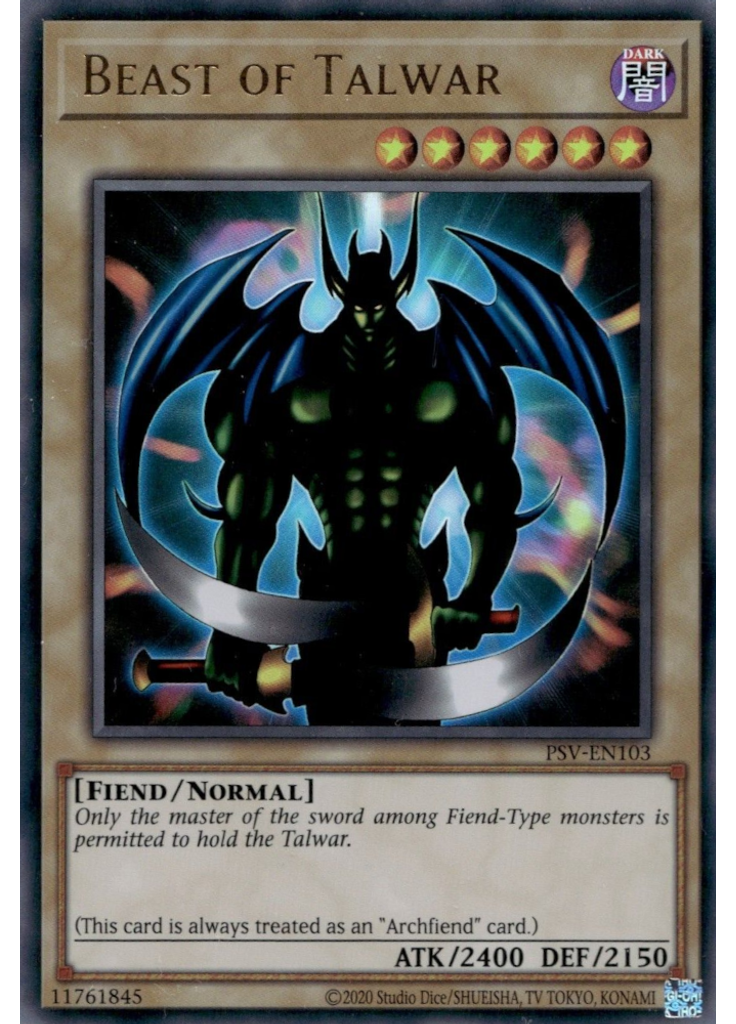 Beast of Talwar (Ultra Rare Unlimited 25th Anniversary Edition)