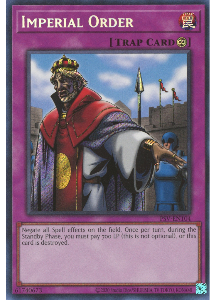 Imperial Order (Secret Rare Unlimited 25th Anniversary Edition)