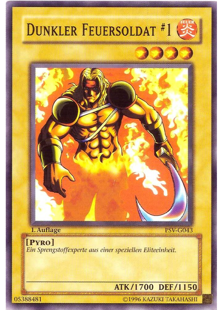Dunkler Feuersoldat #1