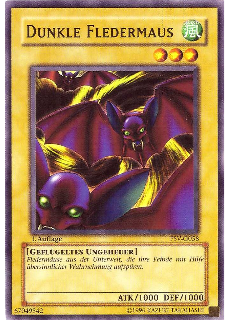 Dunkle Fledermaus