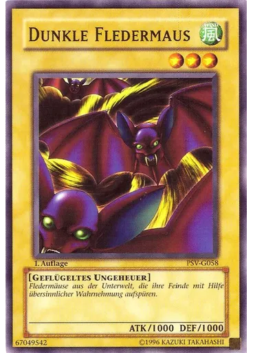 Dunkle Fledermaus