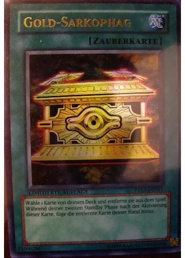 Gold-Sarkophag — Pharaoh Tour 2007 promotional cards