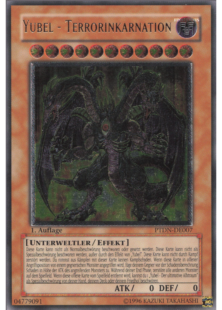 Yubel - Terrorinkarnation (Ultimate Rare 1st Edition)