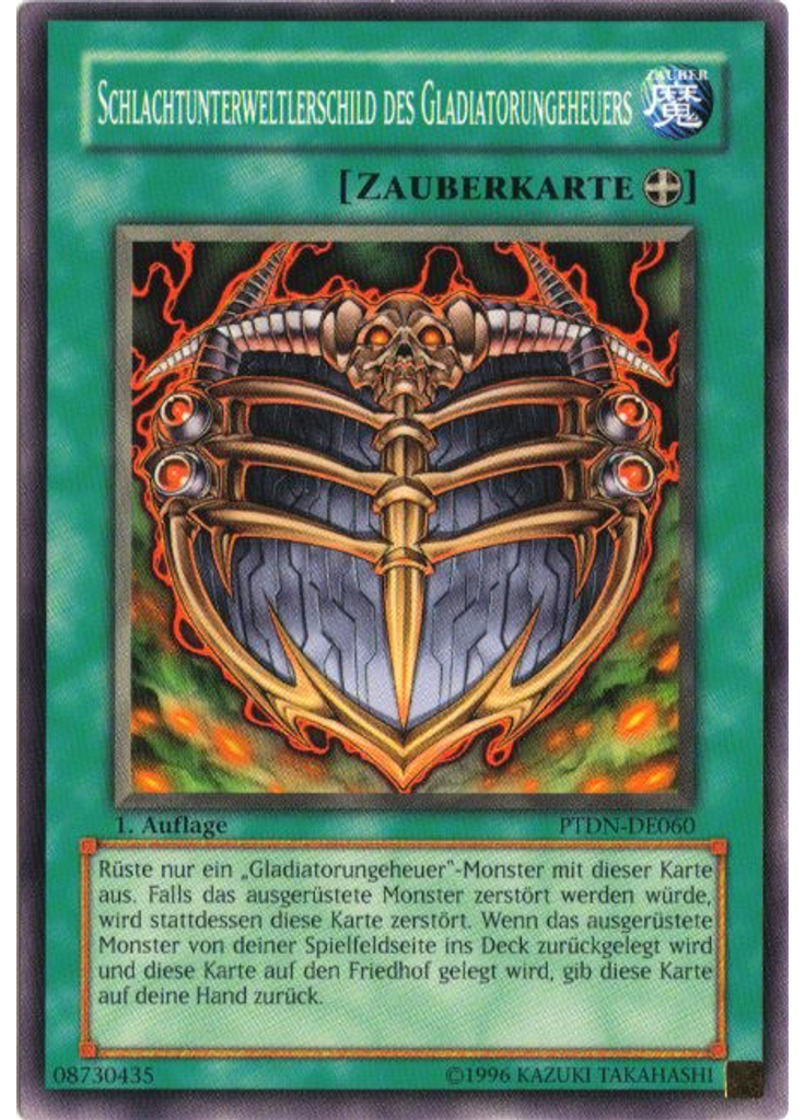 Schlachterzunterweltlerschild des Gladiatorungeheuers