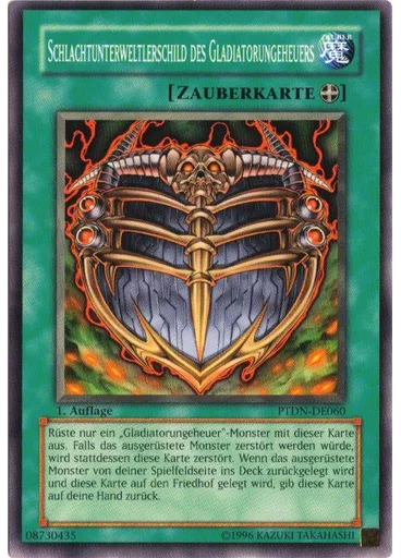 Schlachterzunterweltlerschild des Gladiatorungeheuers
