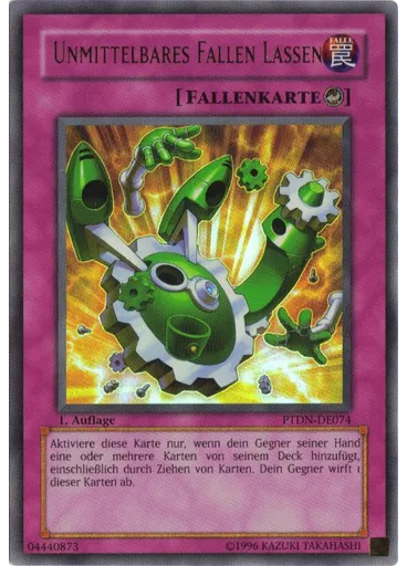 Unmittelbares Fallen Lassen