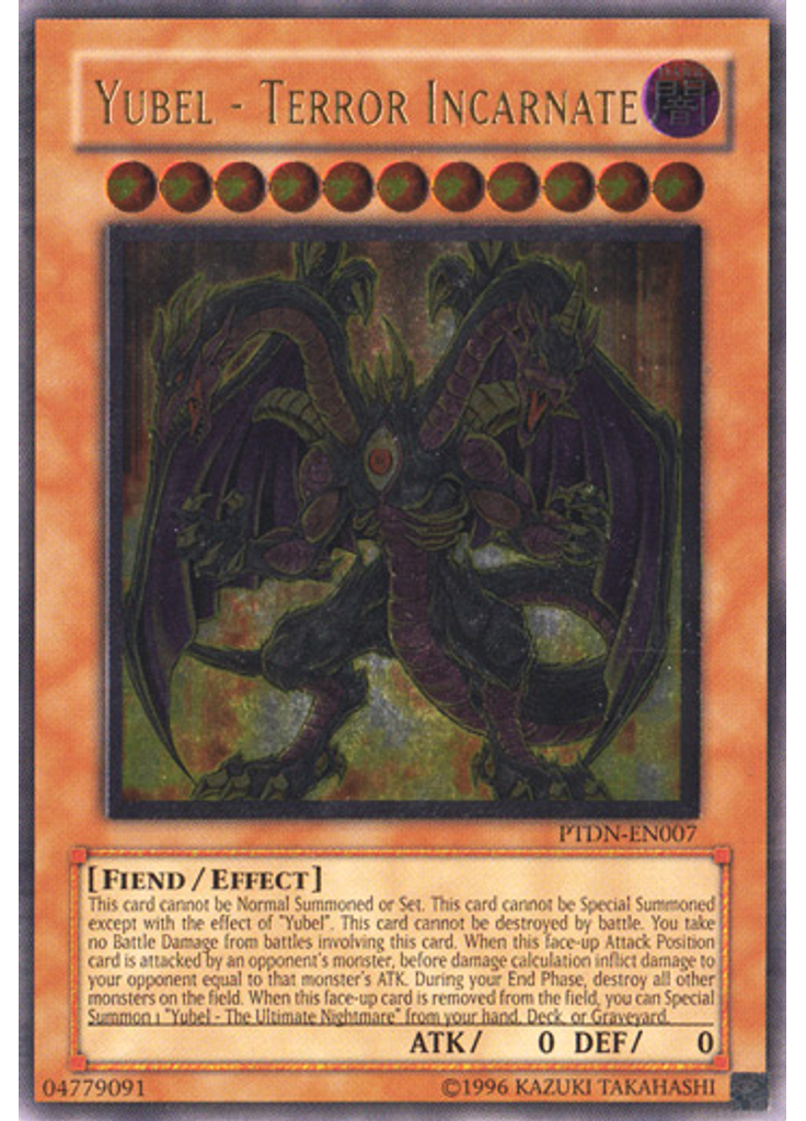 Yubel - Terror Incarnate (Ultimate Rare Unlimited)