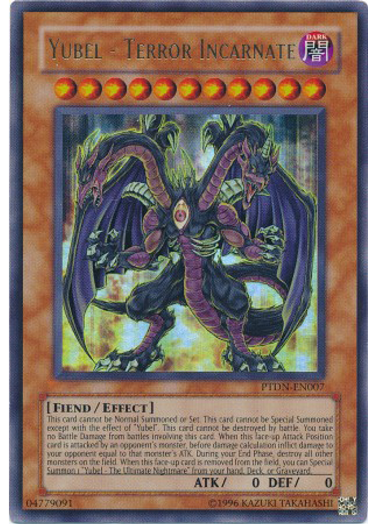 Yubel - Terror Incarnate (Ultra Rare Unlimited)