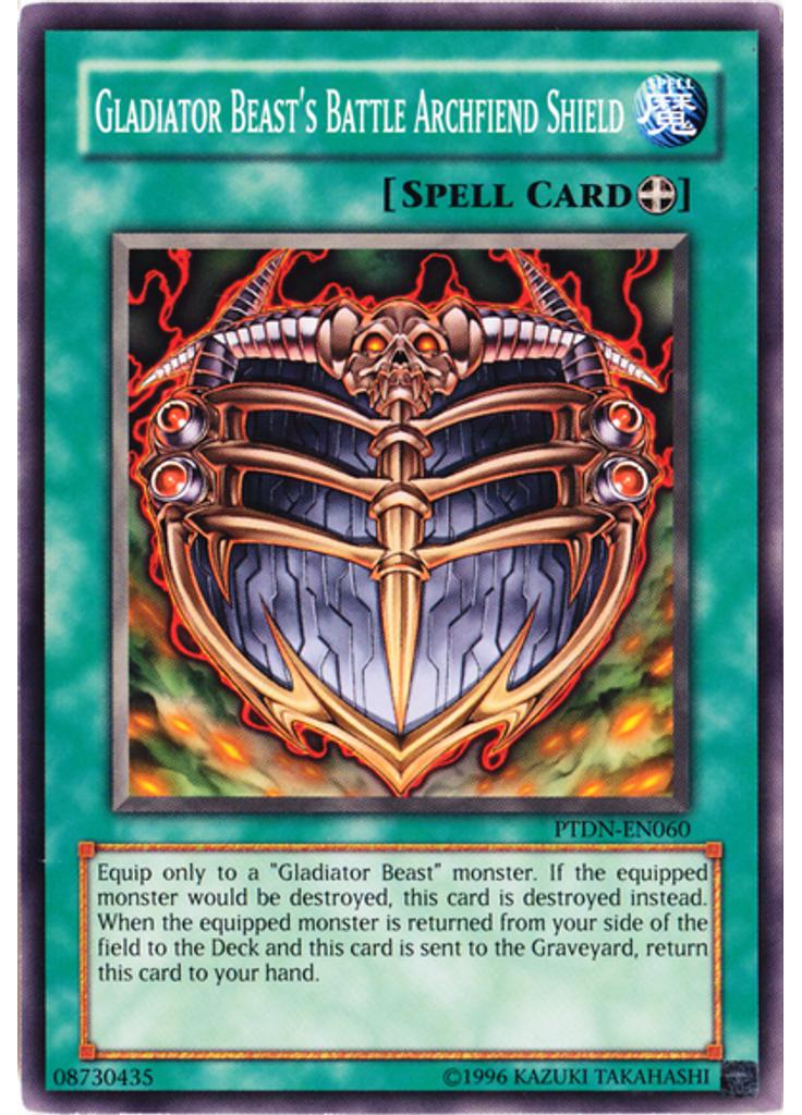 Gladiator Beast's Battle Archfiend Shield (Common Unlimited)