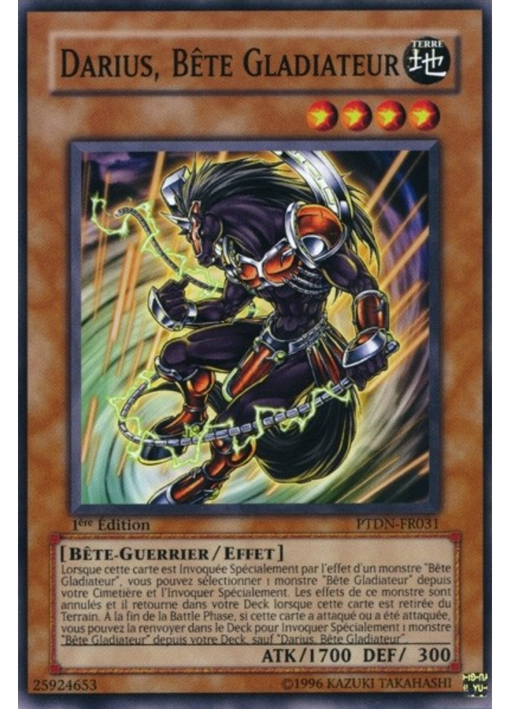 Darius, Bête Gladiateur