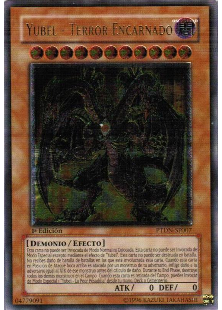 Yubel - Terror Encarnado (Ultimate Rare 1st Edition)