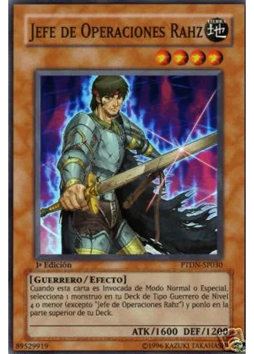 Jefe de Operaciones Rahz