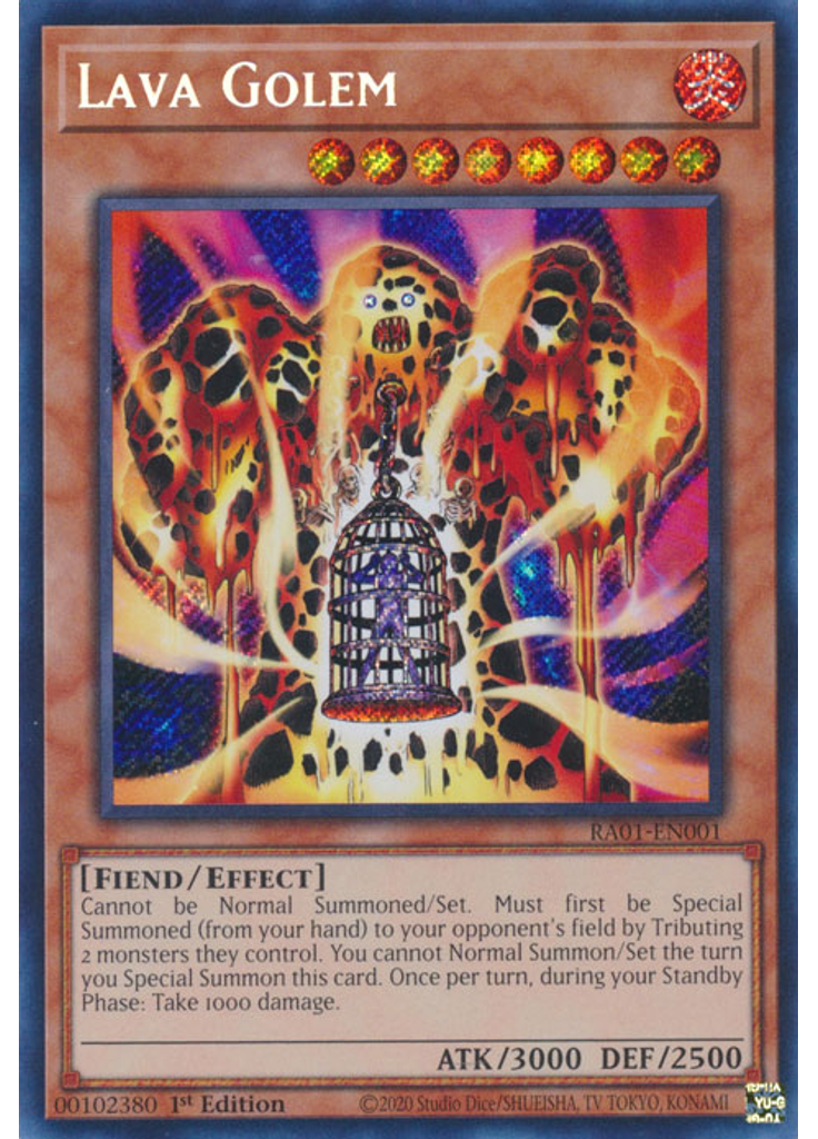 Lava Golem (Secret Rare 1st Edition)