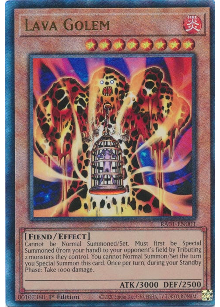 Lava Golem (Ultimate Rare 1st Edition)