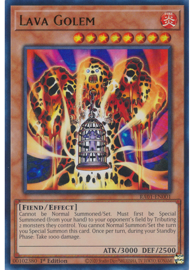 Lava Golem (Ultra Rare 1st Edition)