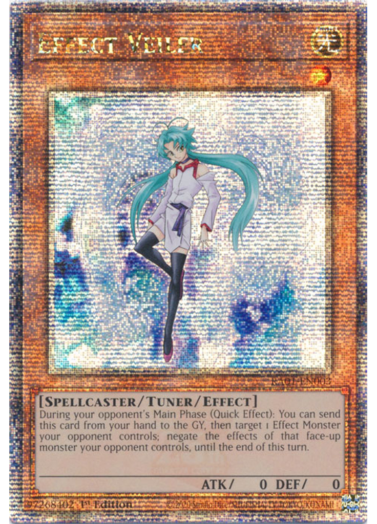 Effect Veiler (Quarter Century Secret Rare 1st Edition)